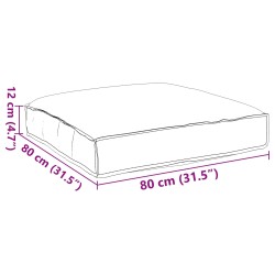 Coussin Bordeaux 80 x 80 x 12 cm Tissu Oxford 520126520126