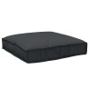 Coussin Noir 80 x 80 x 12 cm Tissu Oxford 520127520127