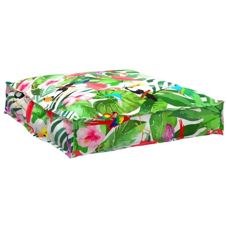 Coussin Floral Multicolore 70 x 70 x 12 cm Tissu Oxford 520142520142