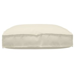 Coussin Crème 80 x 80 x 12 cm Tissu Oxford 520143520143