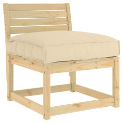 Coussin Beige 70 x 70 x 12 cm Tissu Oxford 520147520147