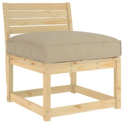 Coussin Taupe 70 x 70 x 12 cm Tissu Oxford 520150520150