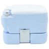 Toilette de Camping Bleu Clair et Blanc 41,5 x 36,5 x 30 cm 520159520159