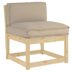 Coussin Taupe 70 x 40 x 12 cm Tissu Oxford 520178520178