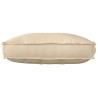 Coussin Beige 70 x 40 x 12 cm Tissu Oxford 520179520179