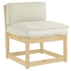 Coussin Crème 70 x 40 x 12 cm Tissu Oxford 520180520180