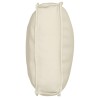 Coussin Crème 70 x 40 x 12 cm Tissu Oxford 520180520180