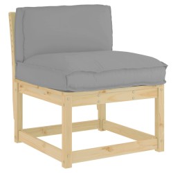 Coussin Gris 70 x 40 x 12 cm Tissu Oxford 520181520181