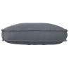 Coussin Anthracite 70 x 40 x 12 cm Tissu Oxford 520182520182