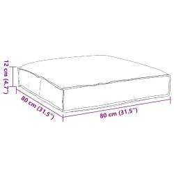 Coussin Floral Multicolore 80 x 80 x 12 cm Tissu Oxford 520183520183