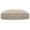 Coussin Taupe 80 x 80 x 12 cm Tissu Oxford 520186520186