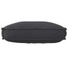 Coussin Noir 70 x 40 x 12 cm Tissu Oxford 520187520187