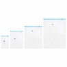 Sacs de rangement 15 pcs Transparent et Bleu 130 x 100 cm 520192520192