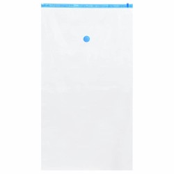 Sacs de rangement 5 pcs Transparent et Bleu 120 x 70 cm 520193520193