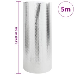 Réflecteur de chaleur pour radiateur Argenté 5 x 1 m 520216520216