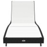 Transat Noir et Blanc 197 x 70 x 82 cm polyrotin 520221520221