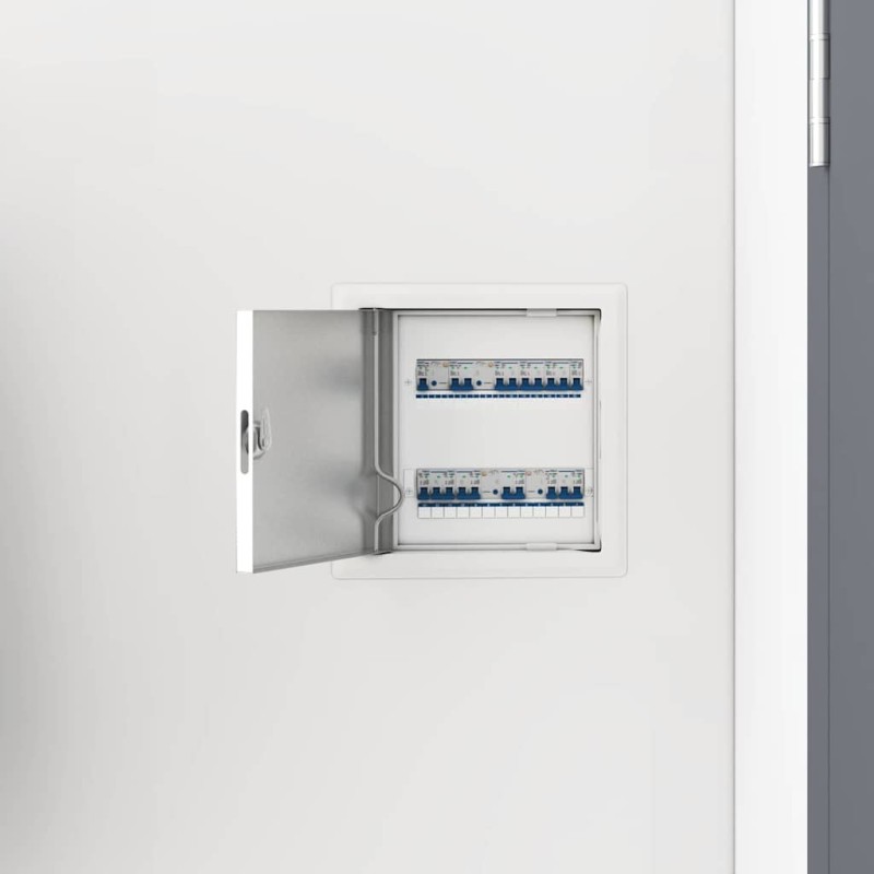 Panneau d'Accès 2 pcs Blanc 23 x 23 x 3 cm Acier 520223520223