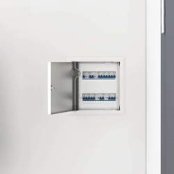 Panneau d'Accès 2 pcs Blanc 23 x 23 x 3 cm Acier 520224520224