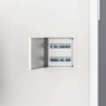 Panneau d'Accès 2 pcs Blanc 23 x 23 x 3 cm Acier 520224520224