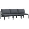 Mobilier de jardin 3 Pièce Anthracite 80 x 80 x 71 cm Acier 520227520227