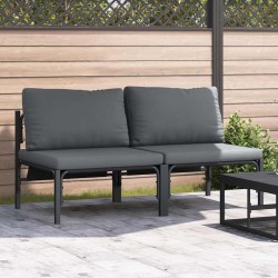 Mobilier de jardin 2 Pièce Anthracite 80 x 80 x 71 cm Acier 520228520228
