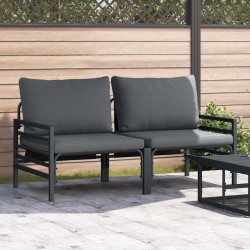 Mobilier de jardin 2 Pièce Anthracite 80 x 80 x 71 cm Acier 520232520232