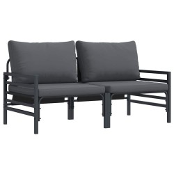 Mobilier de jardin 2 Pièce Anthracite 80 x 80 x 71 cm Acier 520232520232