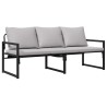 Mobilier de jardin Gris clair 180 x 72,5 x 71 cm Polyester 520233520233