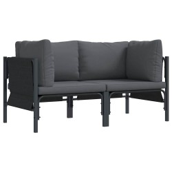Mobilier de jardin 2 Pièce Anthracite 80 x 80 x 71 cm Acier 520236520236