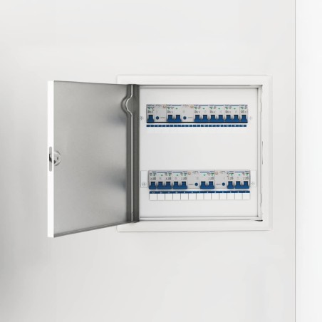 Panneau d'Accès Blanc 33 x 33 x 3 cm Acier 520245520245
