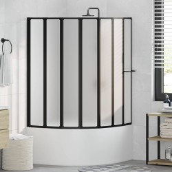 Paroi de douche Noir 168 x 140 cm Aluminium 520275520275