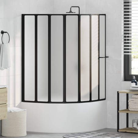 Paroi de douche Noir 168 x 140 cm Aluminium 520275520275