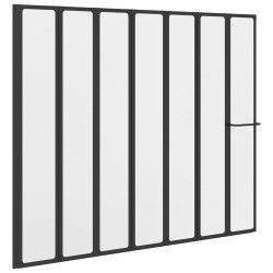 Paroi de douche Noir 168 x 140 cm Aluminium 520275520275