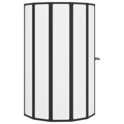 Paroi de douche Noir 168 x 140 cm Aluminium 520275520275