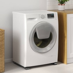 Socle pour machine à laver 2 pcs Noir 72 x 5 x 4,5 cm 520285520285