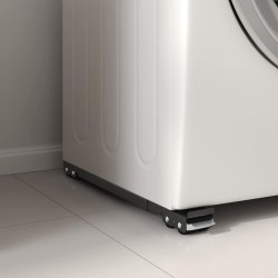 Socle pour machine à laver 2 pcs Noir 72 x 5 x 4,5 cm 520285520285