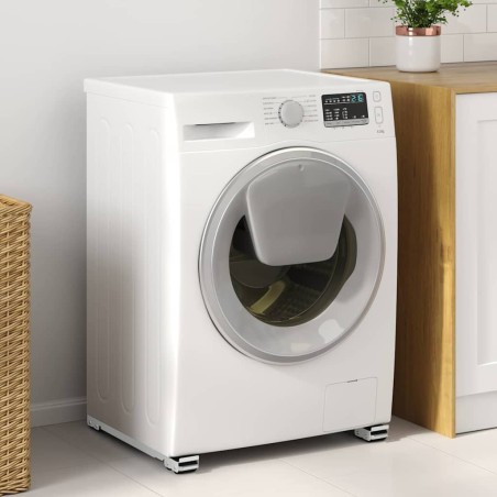 Socle pour machine à laver 2 pcs Argenté 72 x 5 x 4,5 cm 520288520288