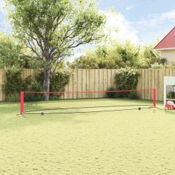 Filet de tennis Noir et Rouge 595 x 90,5 x 87 cm Polyester 520498520498