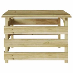 Garage pour tondeuse à gazon Marron 84 x 80 x 56 cm 520531520531