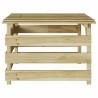 Garage pour tondeuse à gazon Marron 84 x 80 x 56 cm 520531520531