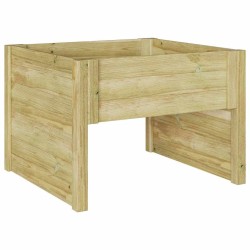 Garage pour tondeuse à gazon Marron 79 x 73 x 56 cm 520532520532