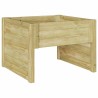 Garage pour tondeuse à gazon Marron 79 x 73 x 56 cm 520532520532