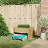 Garage pour tondeuse à gazon Marron 79 x 73 x 56 cm 520532520532