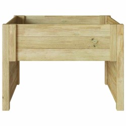 Garage pour tondeuse à gazon Marron 79 x 73 x 56 cm 520532520532