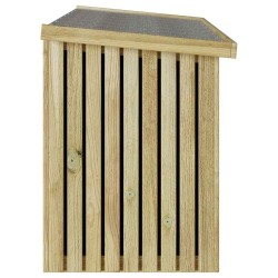 Boîte de Rangement de Jardin Naturel 119 x 44 x 58,5 cm 520542520542