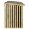Boîte de Rangement de Jardin Naturel 119 x 44 x 58,5 cm 520542520542