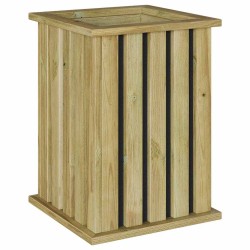 Caisses de plantation Marron 33 x 33 x 45 cm Pinède imprégnée 520543520543