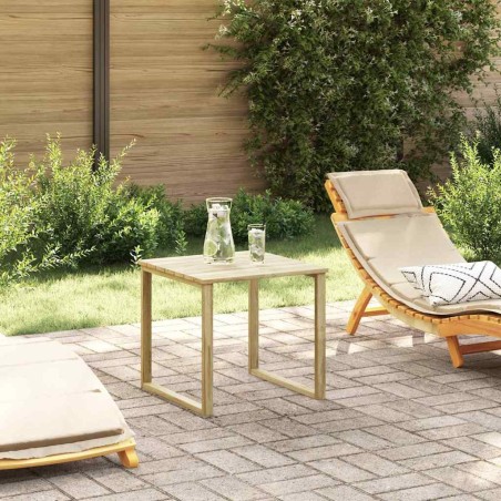 table Naturel 50,5 x 50 x 46 cm Pinède imprégnée 520561520561