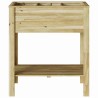 Jardin haut Marron 85,5 x 46,5 x 96 cm Pinède imprégnée 520564520564