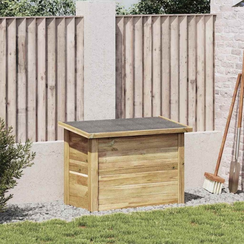 Boîte de rangement Naturel 80 x 44,5 x 57,5 cm Pinède imprégnée 520571520571
